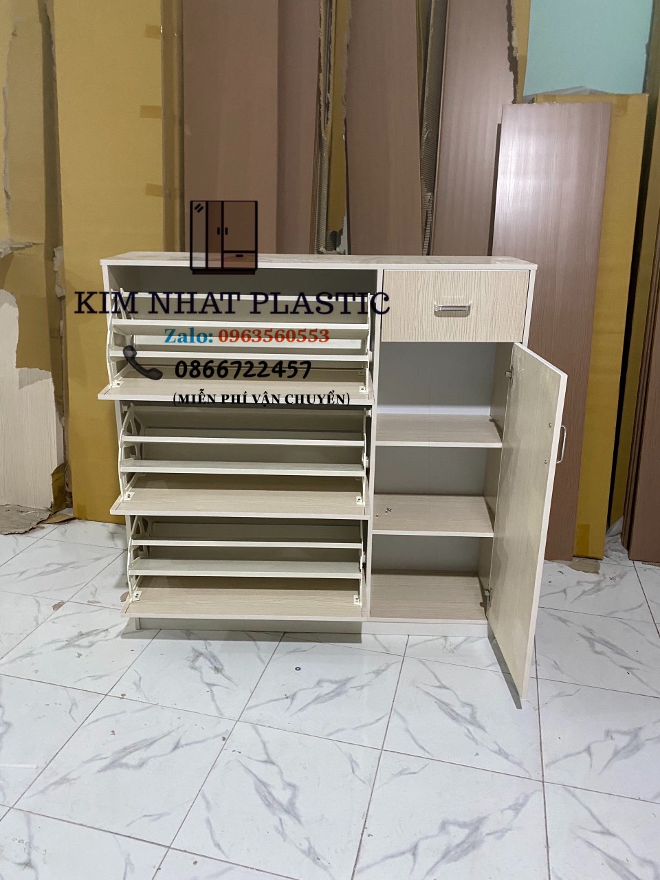 Tủ giày dép thông minh nhựa đài loan siêu đẹp freeship tphcm