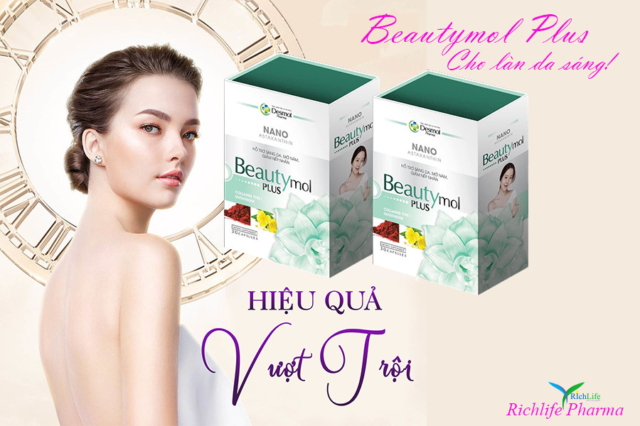 [HCM]Beautymol Plus - cải thiện suy giảm nội tiết tố ở nữ phục hồi làn da và thanh xuân phái đẹp