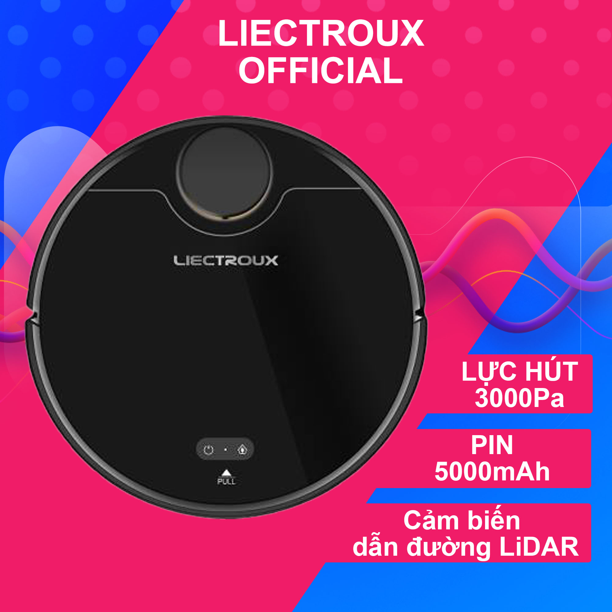Robot hút bụi Liectroux ZK901 2022 Pin 5000mah- Máy hút bụi lau nhà tự động dành cho chung cư nhà tầng