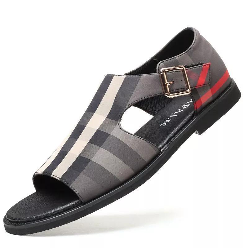 Dép Nam Giày Sandal Da Thật Chính Hãng Phiên Bản Hàn Quốc Hợp Thời Trang Cá Tính Phù Hợp Với Thể Thao Và Đi Biển Chất Liệu Da Thật Đảm Bảo Độ Bền Và Sang Trọng