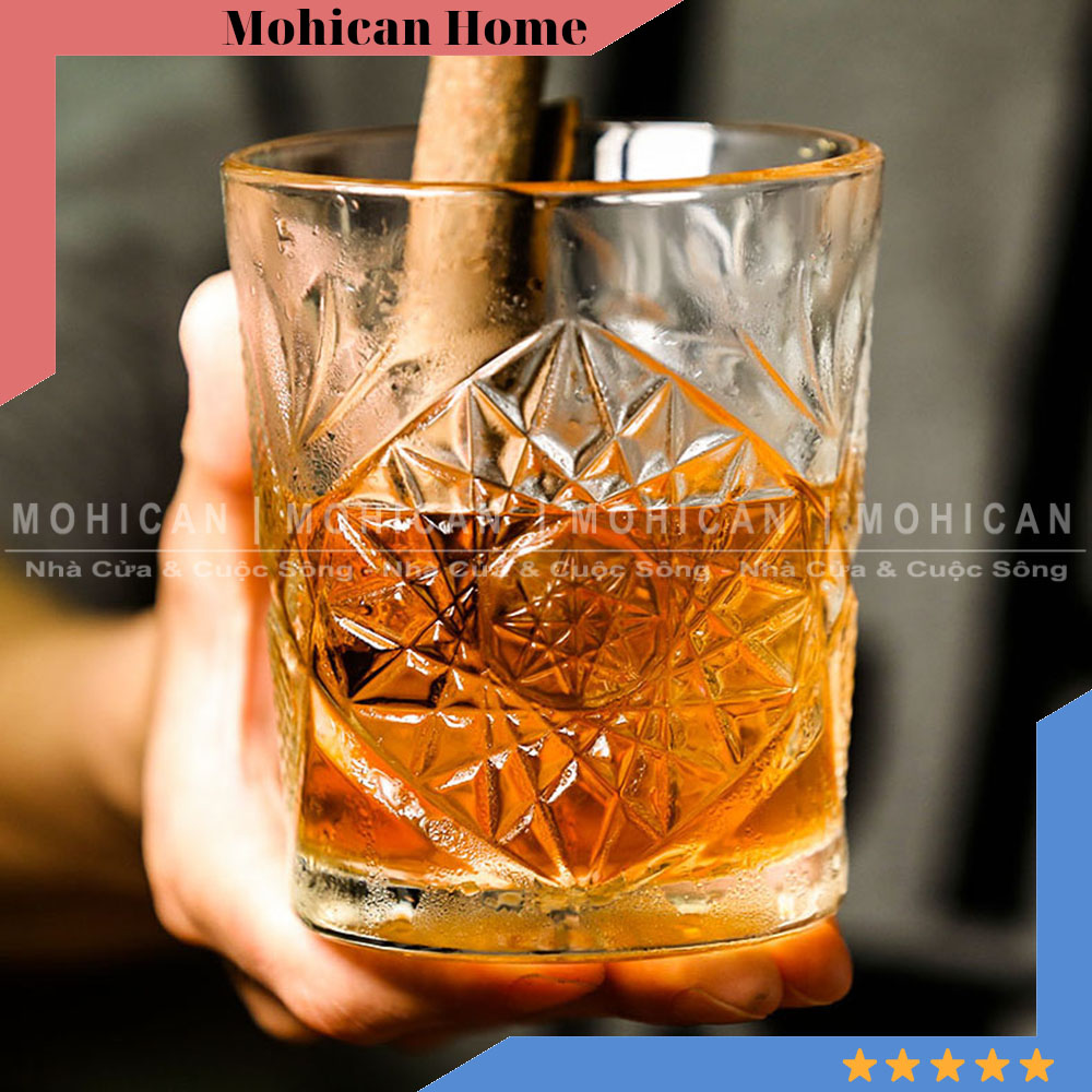Ly thủy tinh Libbey Hobstar DOF 355ml uống whisky, pha cocktail, cốc thủy tinh kiểu đẹp nhập khẩu Mỹ LIBG-924152