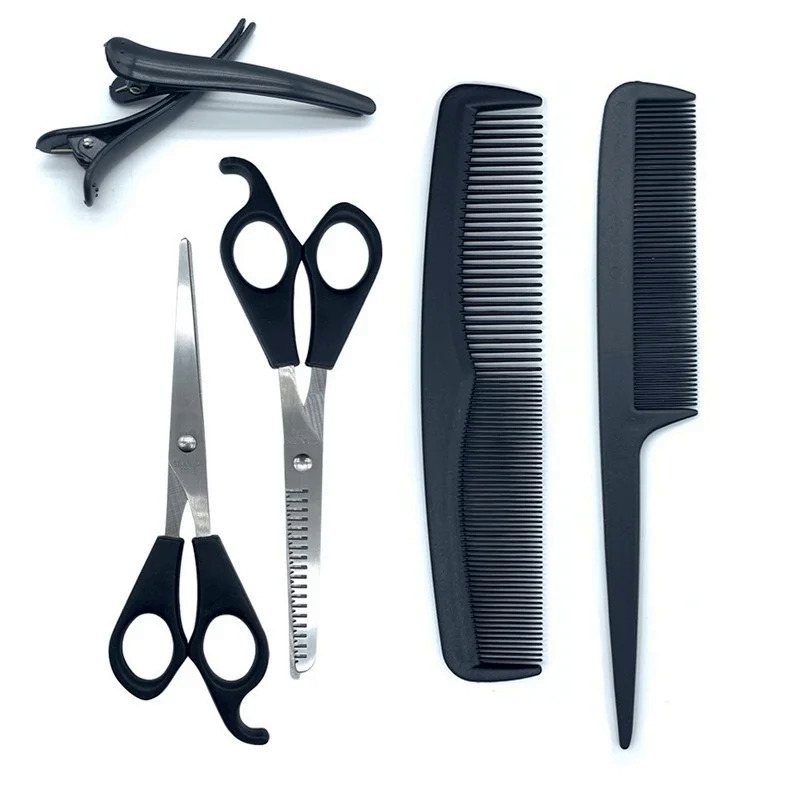 Tiệm hớt tóc Salon cung cấp lược kẹp tóc kéo làm tóc dụng cụ cắt Làm Đẹp Black-66CK