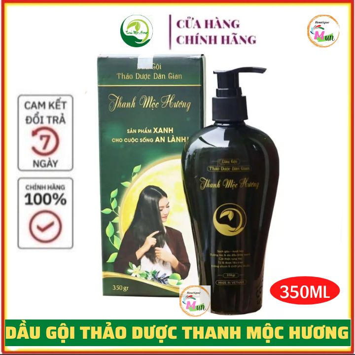 Dầu gội THANH MỘC HƯƠNG - Thảo Dược Dân Tộc Dao chống Nấm Đầu, Chống Rụng Tóc, Kích Thích Mọc Tóc