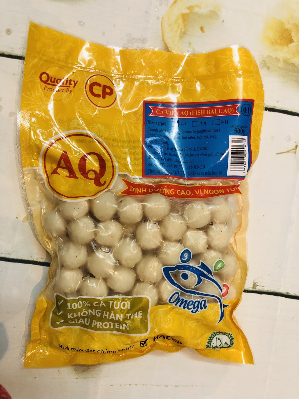 500g cá viên aq hàng cp_ ship hỏa tốc 2h_cửa hàng thực phẩm minh nhật