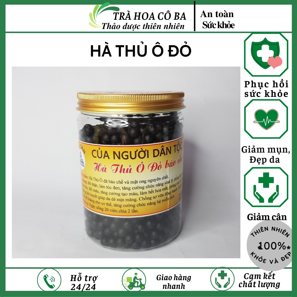 Viên hà thủ ô mật ong, hà thủ ô mật ong sapa hộp 500gr