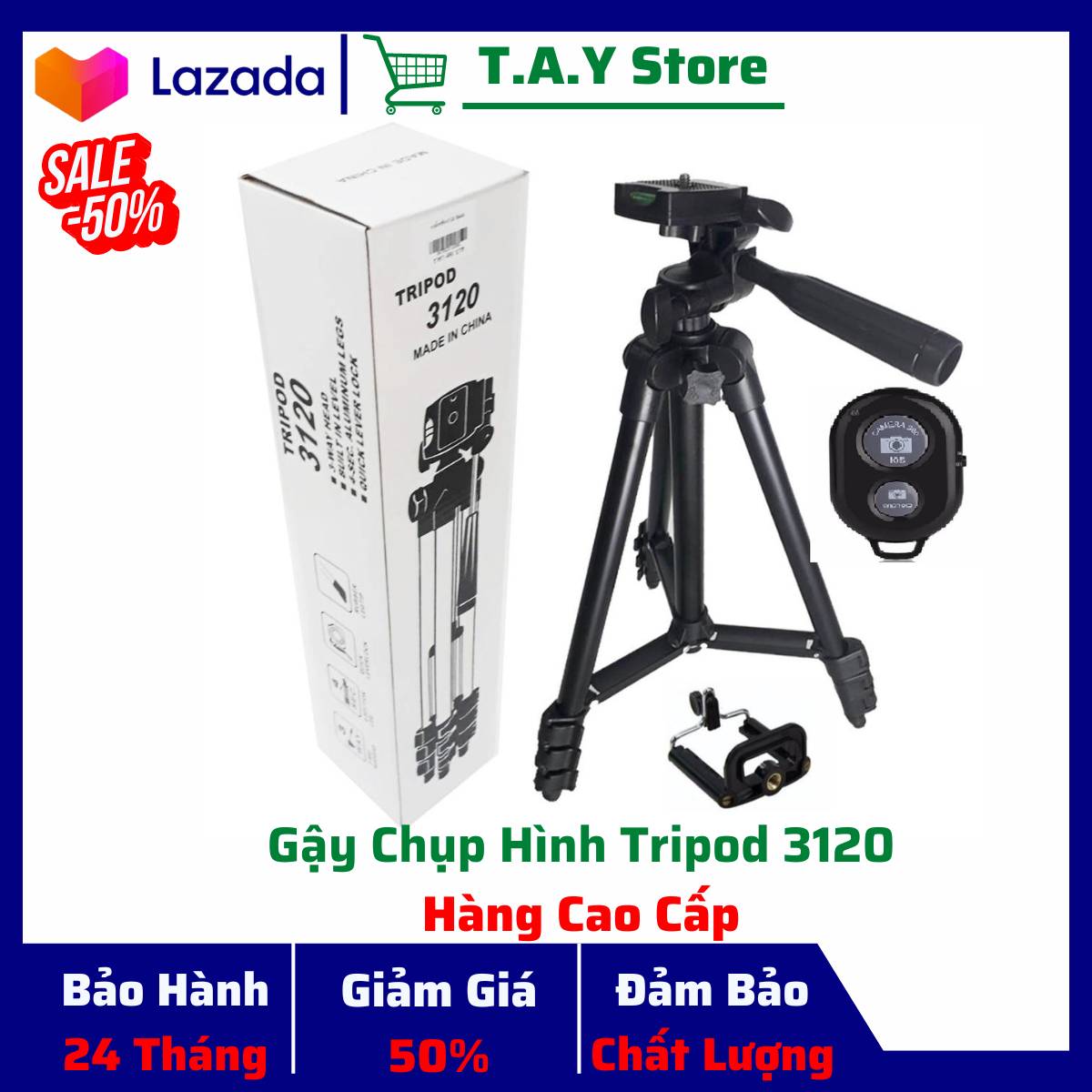 Gậy chụp hình 3 chân tripod 3120 cho điện thoại máy ảnh điện thoại - gậy chụp hình tripod 3120 mẫu mới nhất 2018 - gậy 3 chân