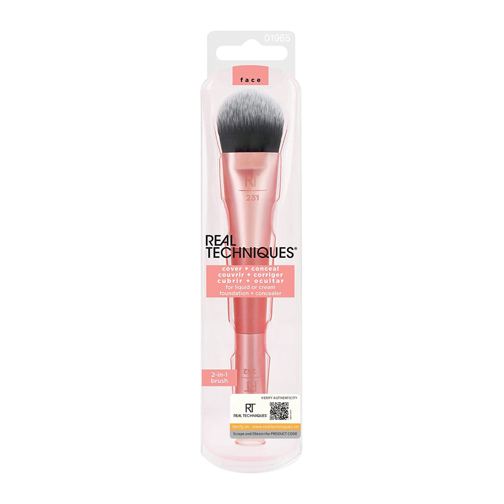 Cọ Đánh Nền Và Che Khuyết Điểm Real Techniques Cover & Conceal Dual Ended Brush