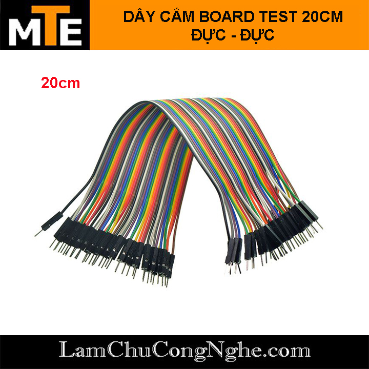 Dây cắm board test đực đực 20 cm