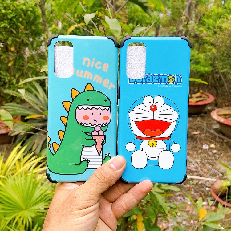 Ốp idm khủng long và doraemon oppo reno 4 siêu cute