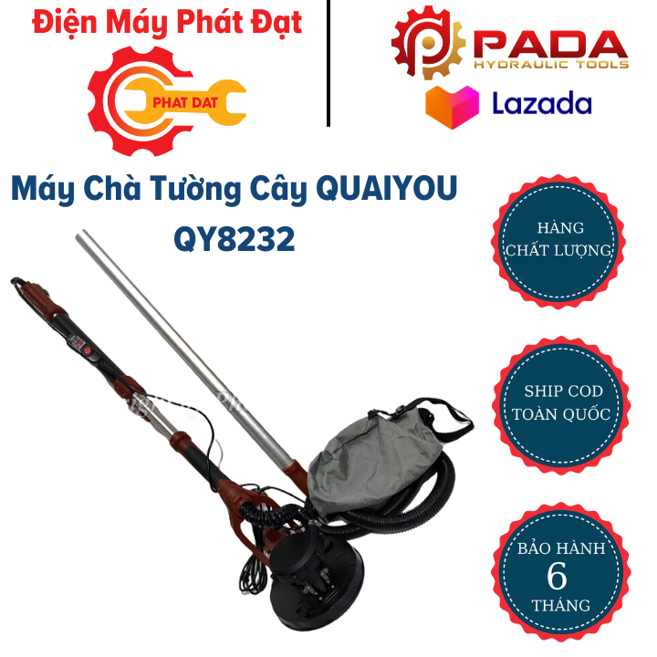 Máy chà tường cây quanyou qy8232 - máy chà tường cao cấp - bảo hành 6 tháng