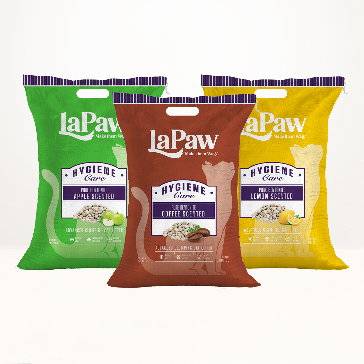 Cát vệ sinh cho mèo đất sét Lapaw 8L 4kg