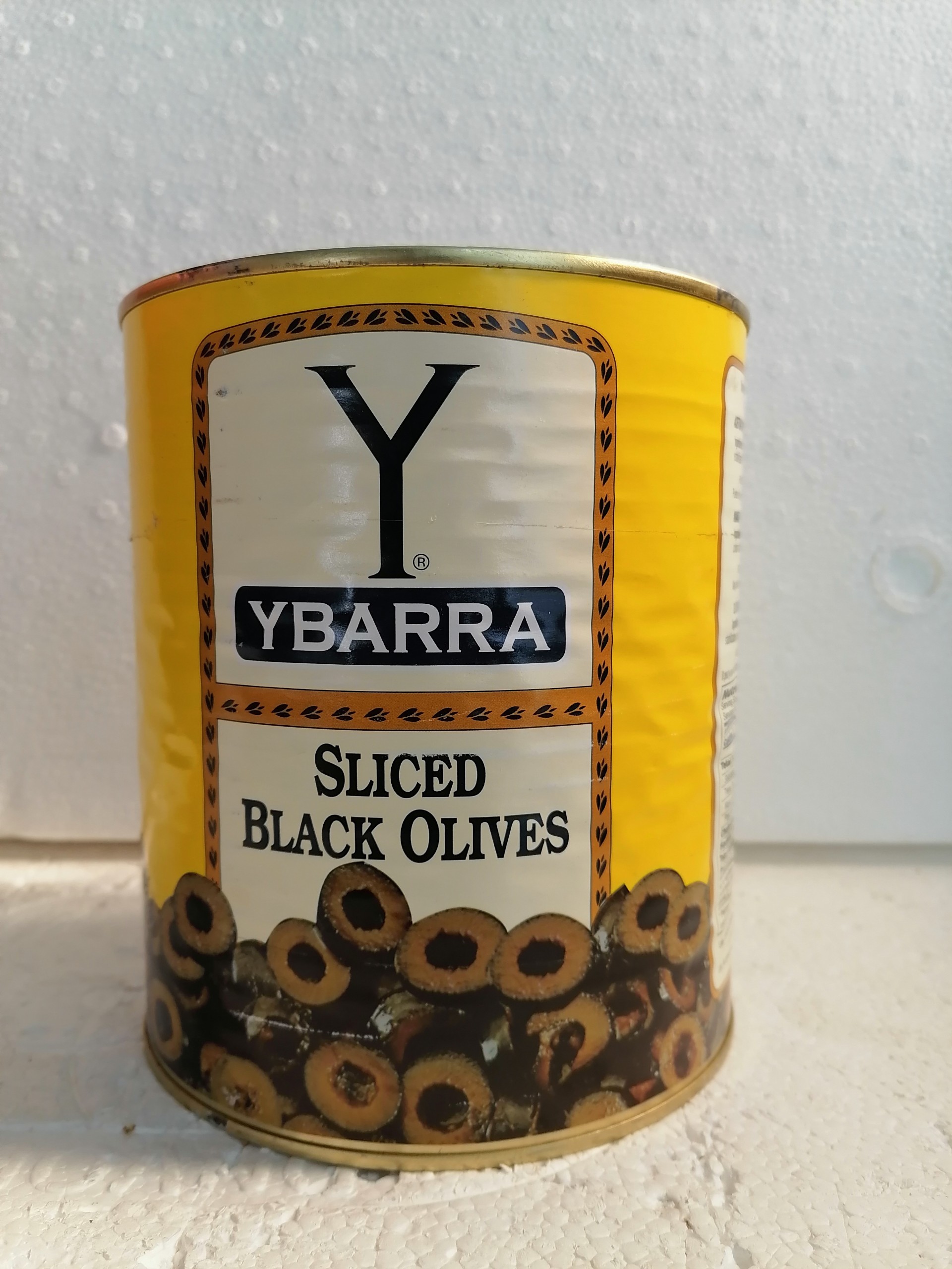 Trái ô liu đen ybarra sliced black olives