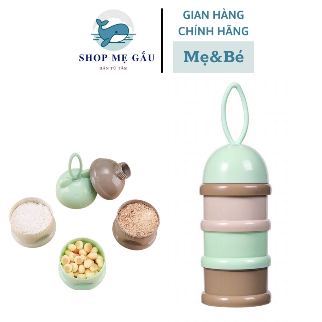 Bình chia sữa, chia đồ ăn 3 ngăn cho bé tiện lợi