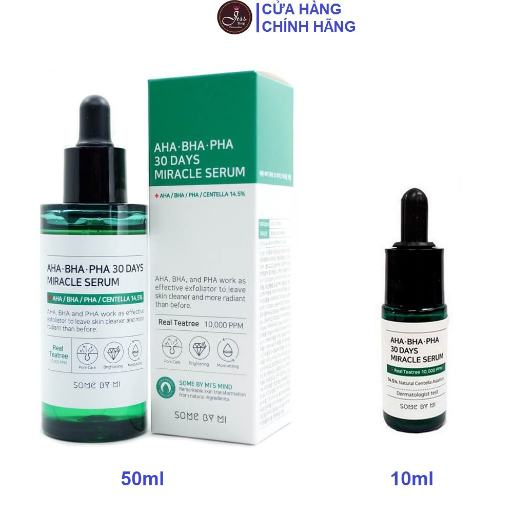 Tinh Chất Làm Giảm Mụn Some By Mi AHA BHA PHA 30 Days Miracle Serum 10ml/50ml