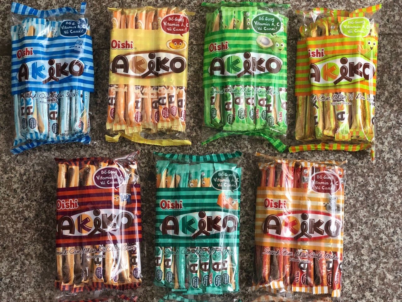 Gói snack que nhân akiko 160g