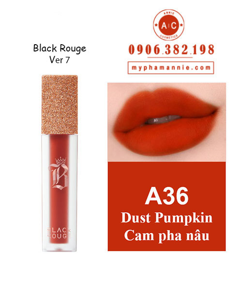 Son Kem lỳ Black Rouge Air Fit Velvet Tint Version 7