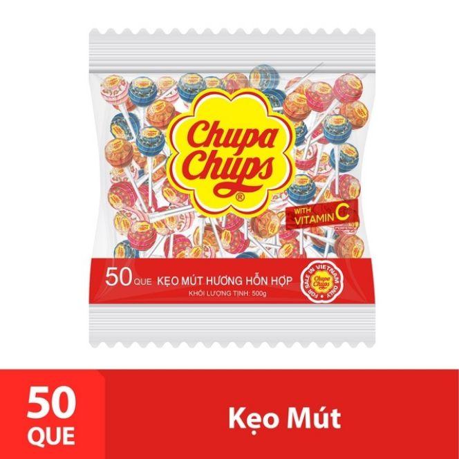 Kẹo Mút  Chupa Chups Hương Trái Cây 60 Que / Bịch