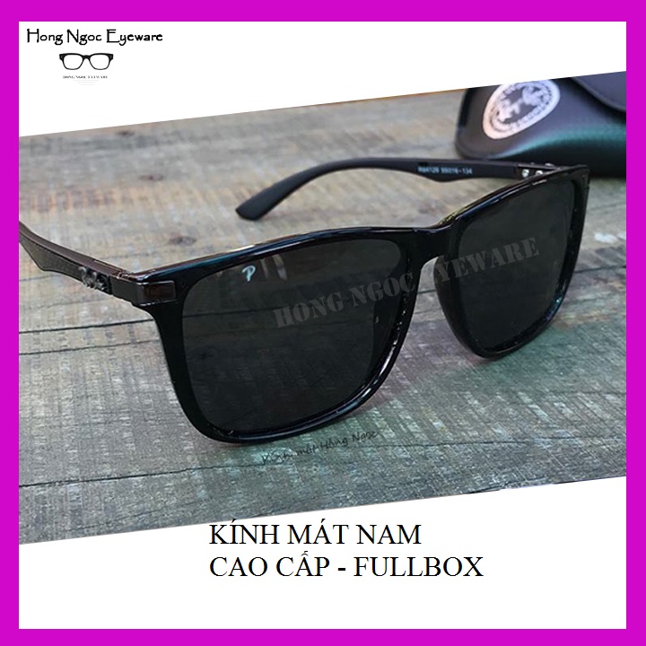 Kính mát nam cao cấp, tròng Polarized chống chói, chống tia Uv400