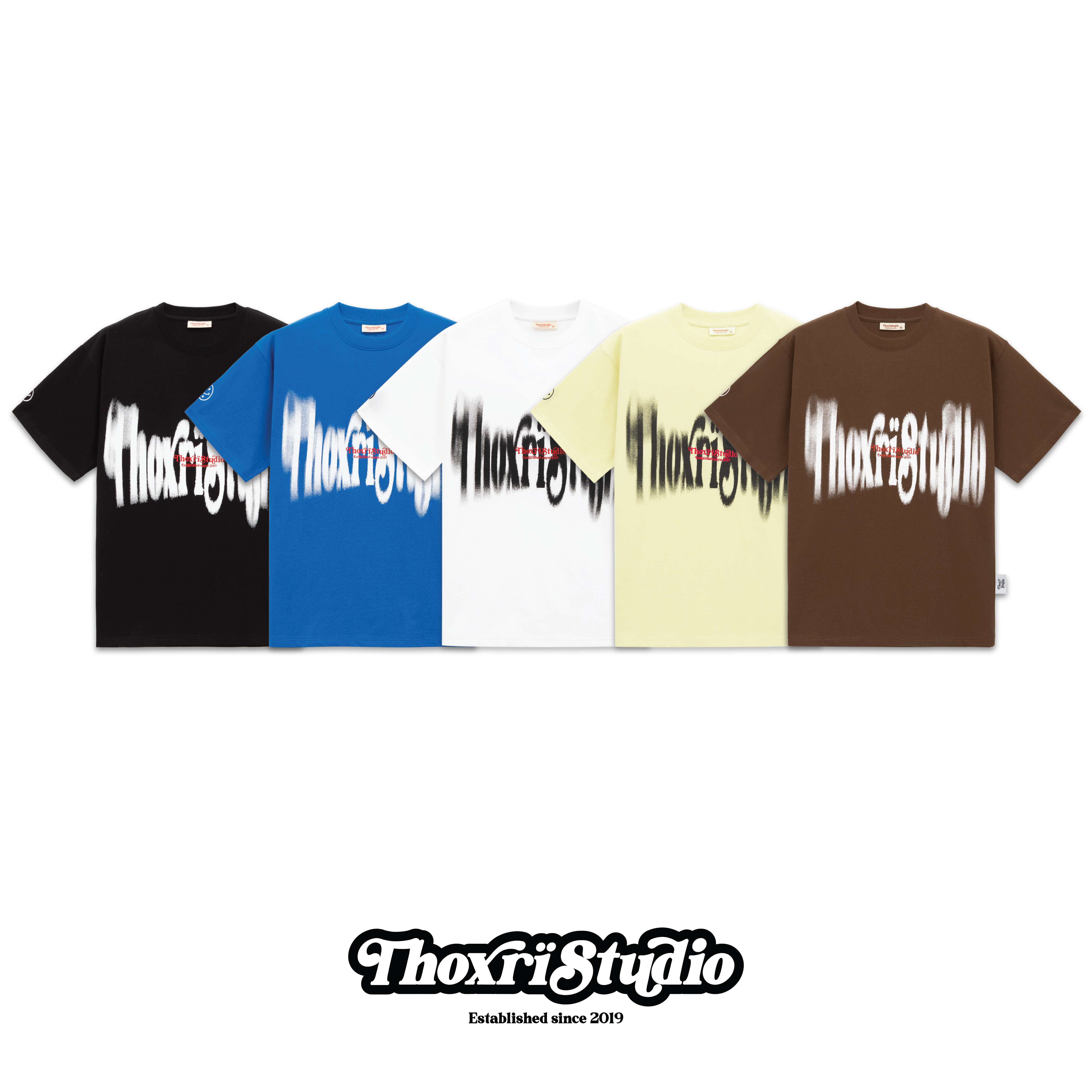 Áo thun cotton fade thoxri
