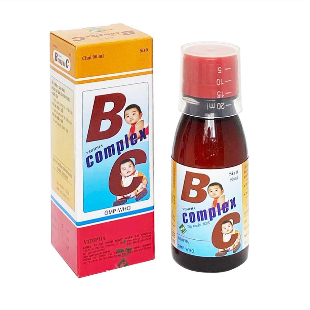 Siro B Complex C Vidipha bổ sung vitamin, tăng cường hấp thu dinh dưỡng