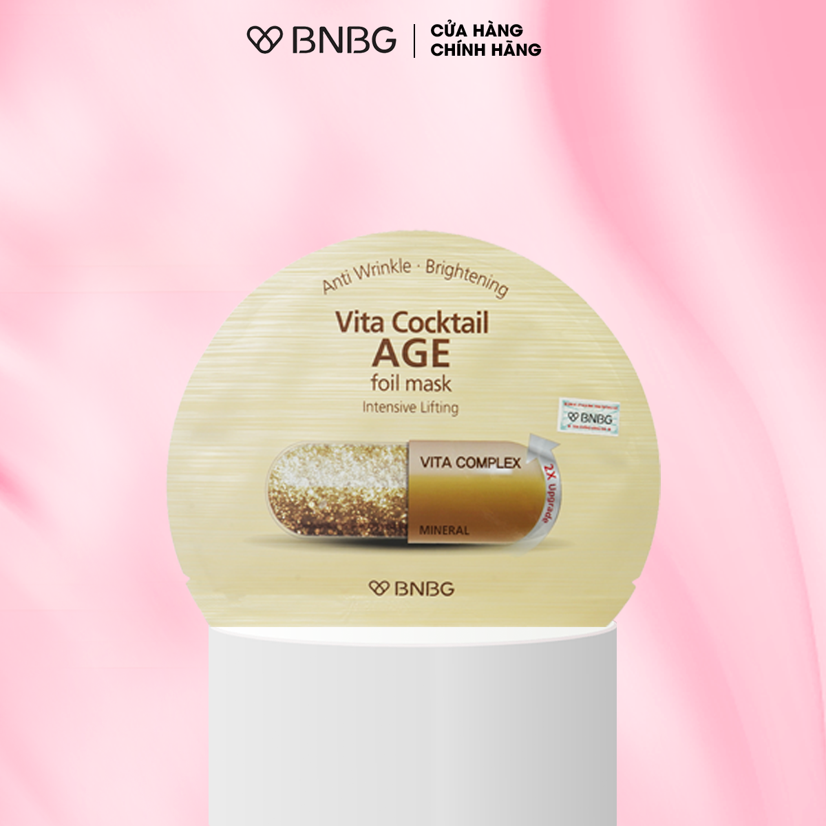 Mặt Nạ BNBG Chống Lão Hoá Vita Cocktail Age Foil Mask Intensive Lifting 30ml