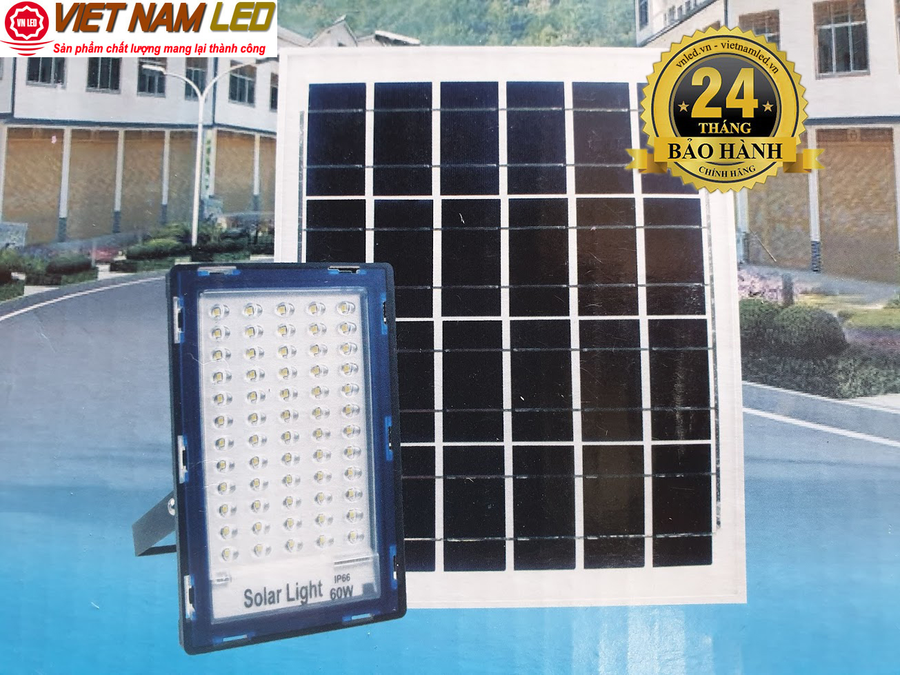 ĐÈN NĂNG LƯỢNG MẶT TRỜI 60W SOLAR LIGHT Pin 18Ah, hotline 0936395395