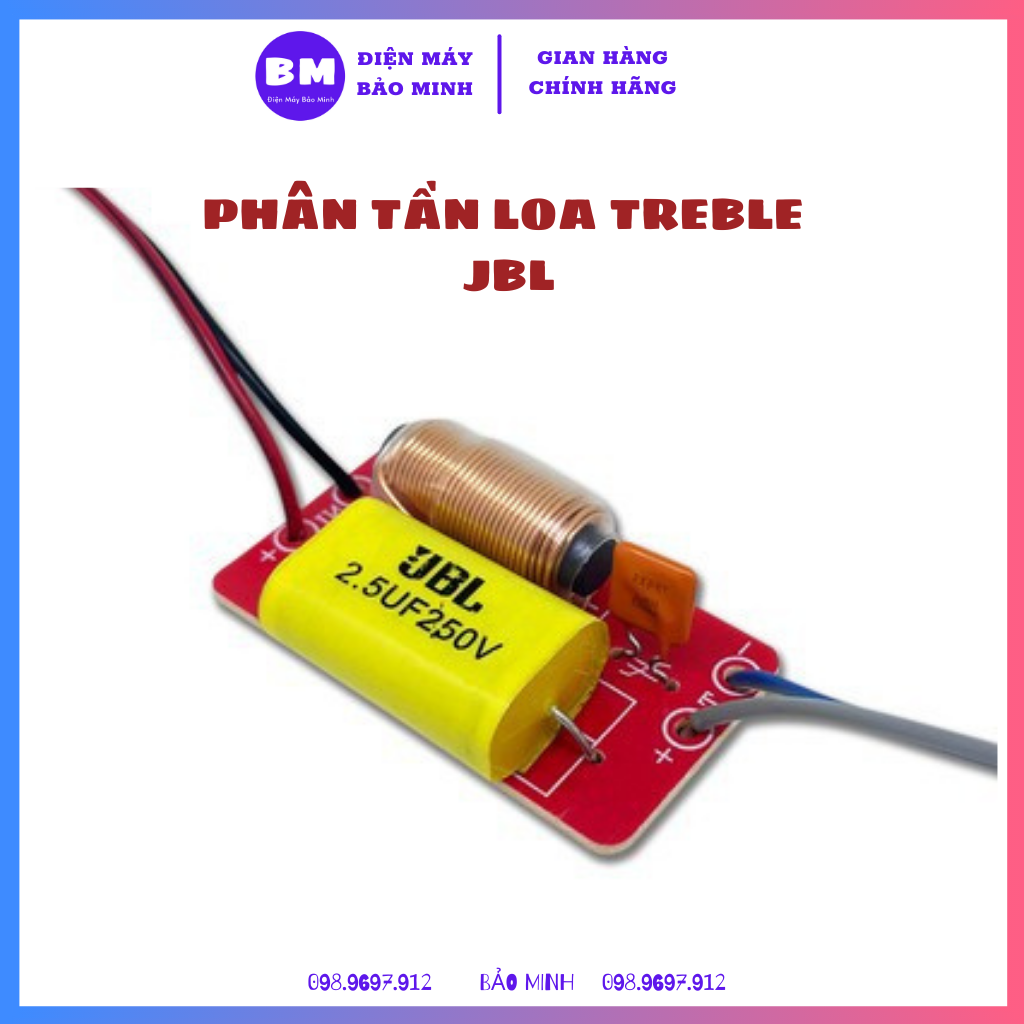 Phân tần loa treble T5 | Phân tần treble | Mạch phân tần loa treble cho âm treble bay bổng tơi nhuyễn