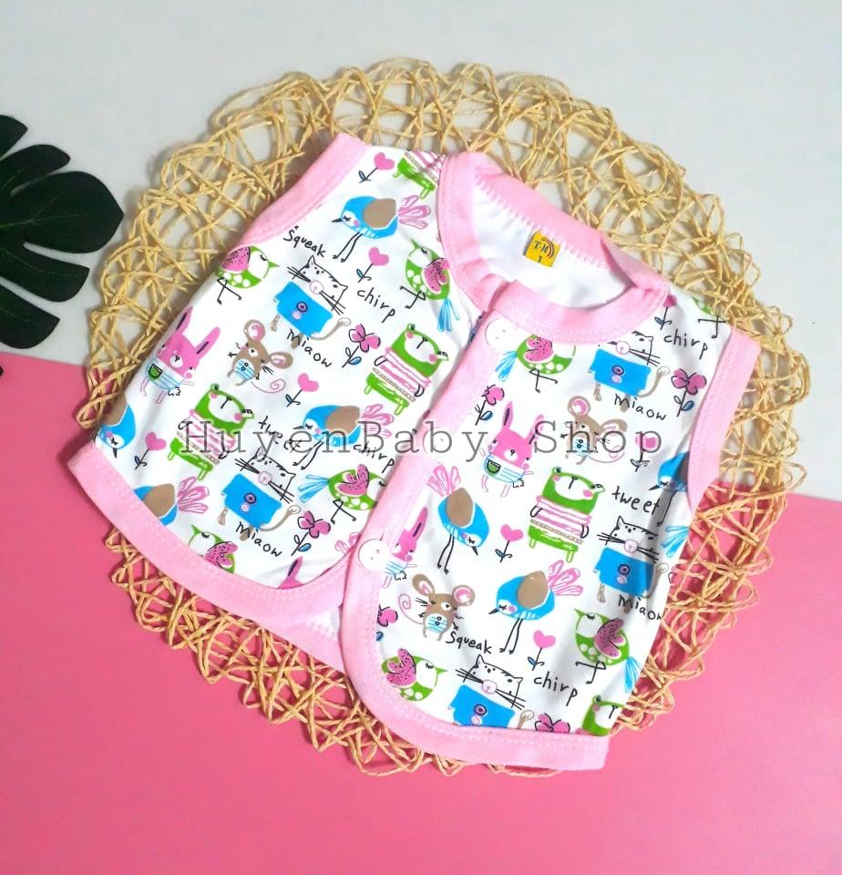 Áo Ghile họa tiết cho bé trai, bé gái từ sơ sinh đến 11,5kg