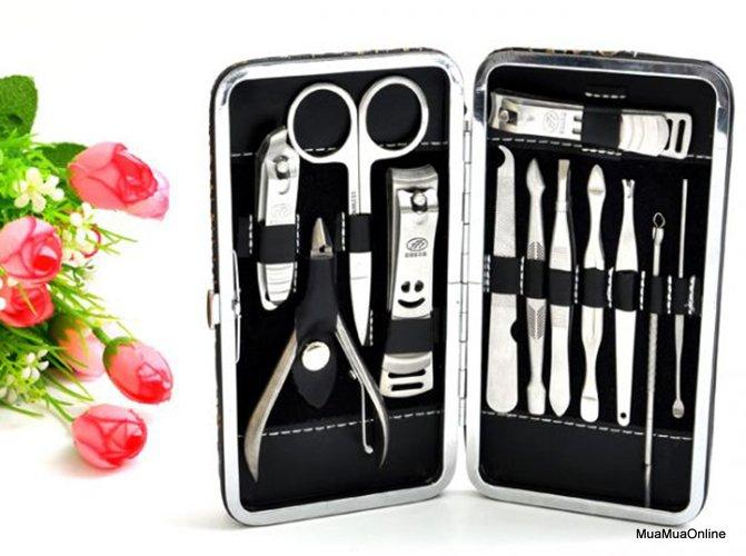 Bộ Kềm Làm Móng 12 Món Inox Cao Cấp