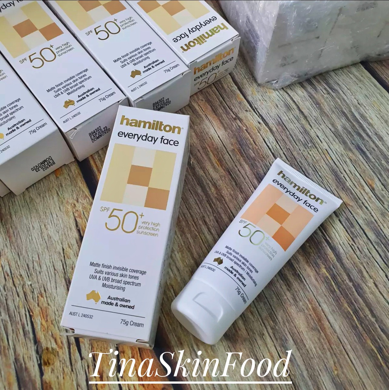 Kem chống nắng Hamilton Spf 50+ Úc 75g