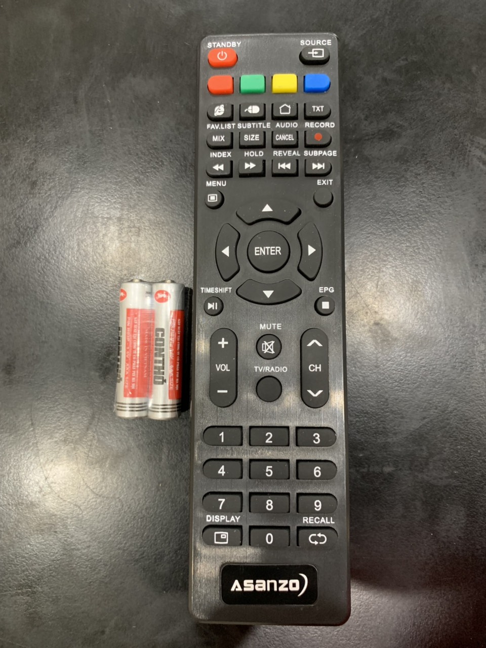 [HCM]REMOTE ĐIỀU KHIỂN TIVI ASANZO SMART CONG NGẮN