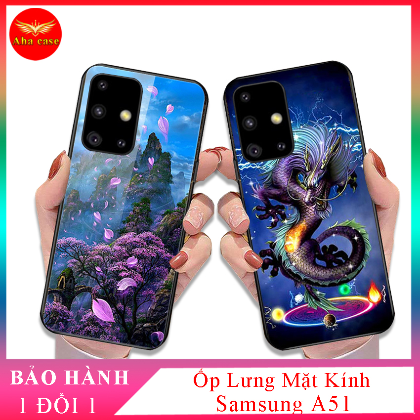 [Free Ship] Ốp lưng SAMSUNG A51 Ốp kính 3D thế hệ MỚI mặt lưng kính KÍNH IN HÌNH chống trầy xước đẹp ốp samsung a51 sắc nét siêu sang Nâng tầm đẳng cấp