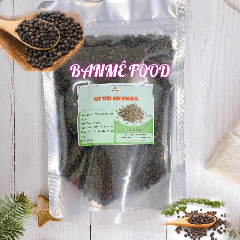 Tiêu đen nguyên hạt đăklăk - túi 500g