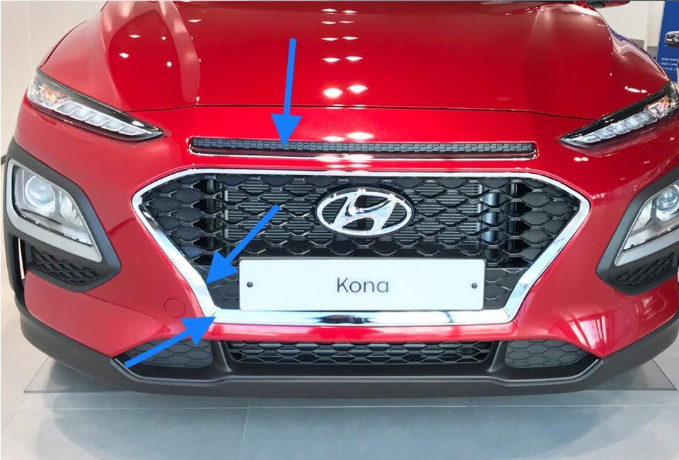 Ốp viền ga lăng xe Kona hàng Korea