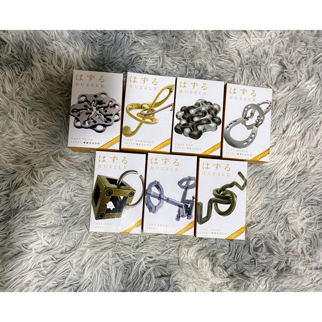 [CÓ SẴN] LEVEL 2 - Đồ chơi giải đố Huzzle sắt Nhật Hanayama