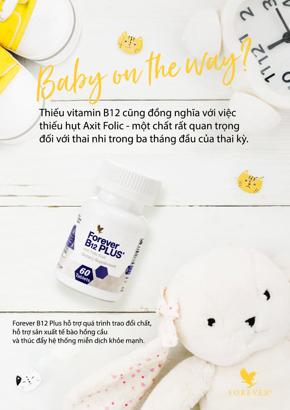Thực phẩm cho sức khỏe Forever B12 plus - 188 FLP