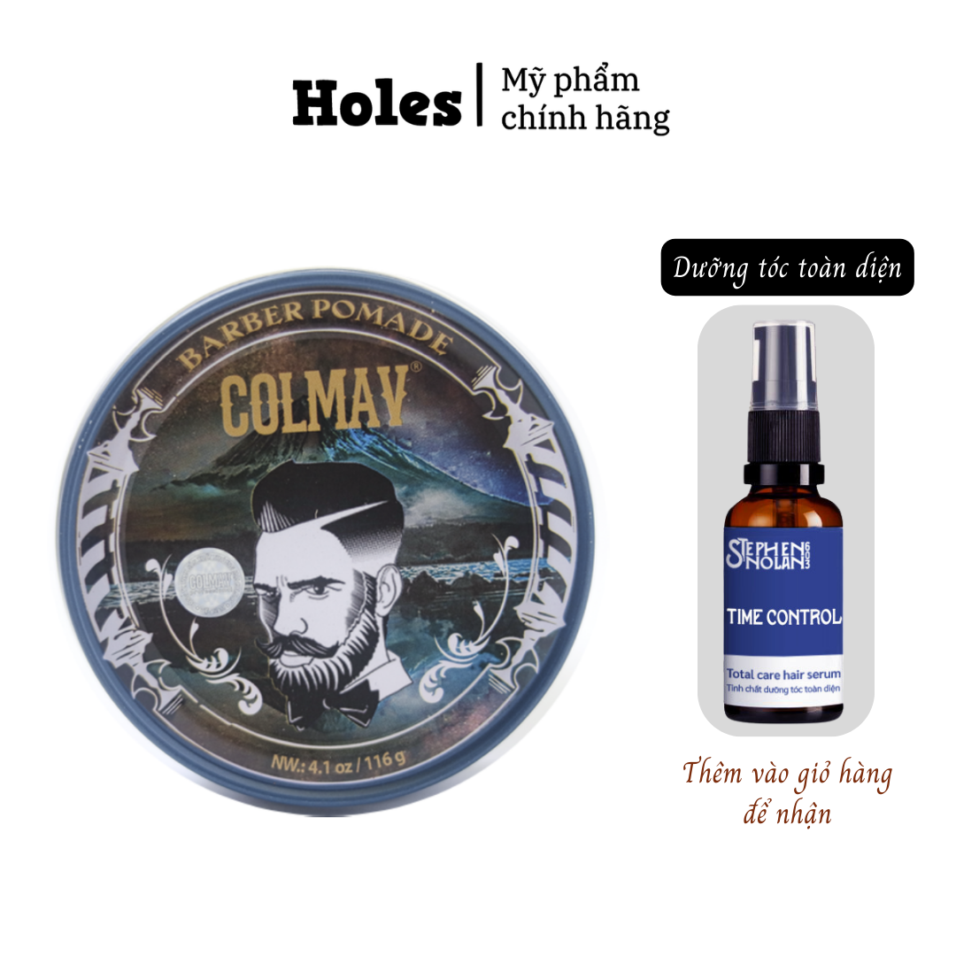 Barber Pomade Colmav Blue 100gr – Pomade gốc dầu Colmav