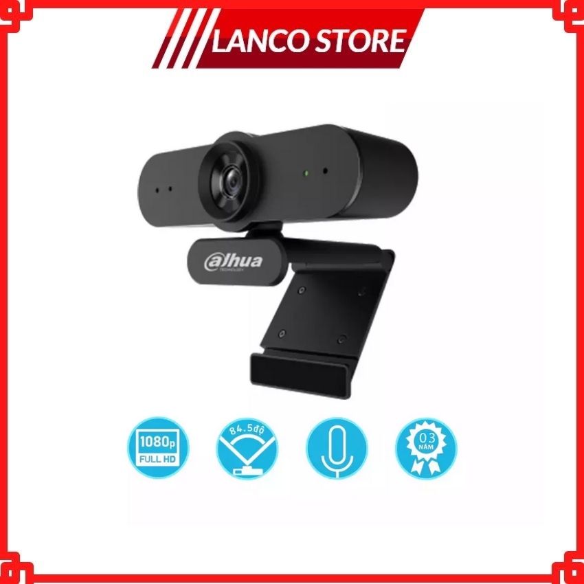 Webcam dahua hti-uc320 -lanco store- lc186 hàng chính hãng, nhỏ gọn, linh hoạt, chắc chắn, có thể điều chỉnh, ánh sáng tự nhiên, dành cho học ssinh học online trực tuyến qua zoom, google meeting