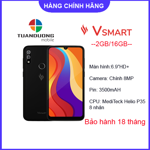 [Voucher 7% từ 04.08 đến 06.08] Điện thoại Vsmart Star4 (2GB/16GB) Hàng Mới Nguyên Hộp - Bảo Hành Chính Hãng