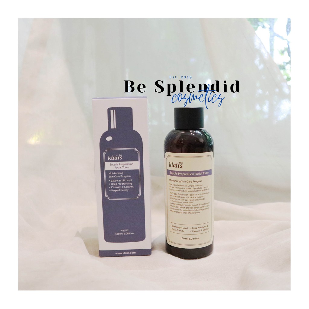 Dear Klairs - Nước Cân Bằng Dành Cho Da Nhạy Cảm Supple Preparation Facial Toner