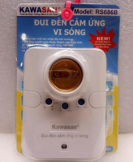 Đui đèn cảm úng vi sóng RS686C Kawasan