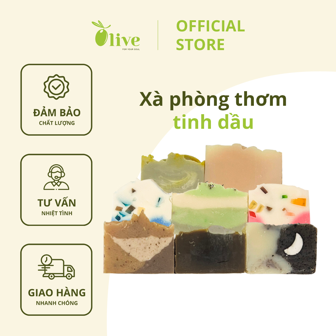 Xà phòng tinh dầu thiên nhiên handmade - olive project