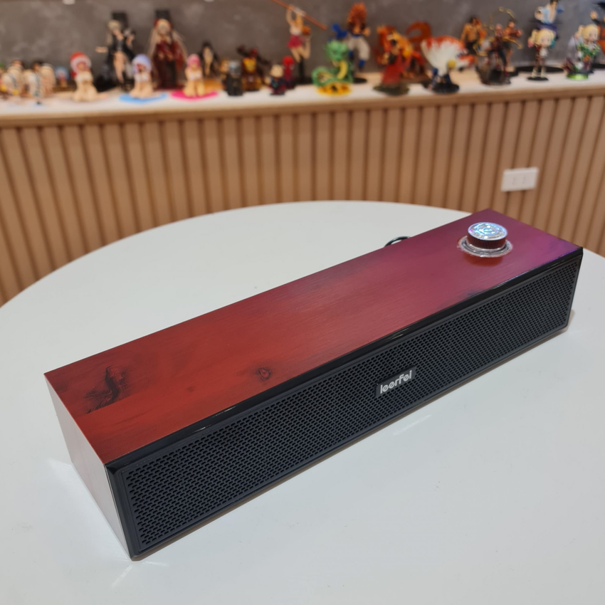 Loa vi tính loa gỗ dài công suất lớn dùng cho PC Laptop