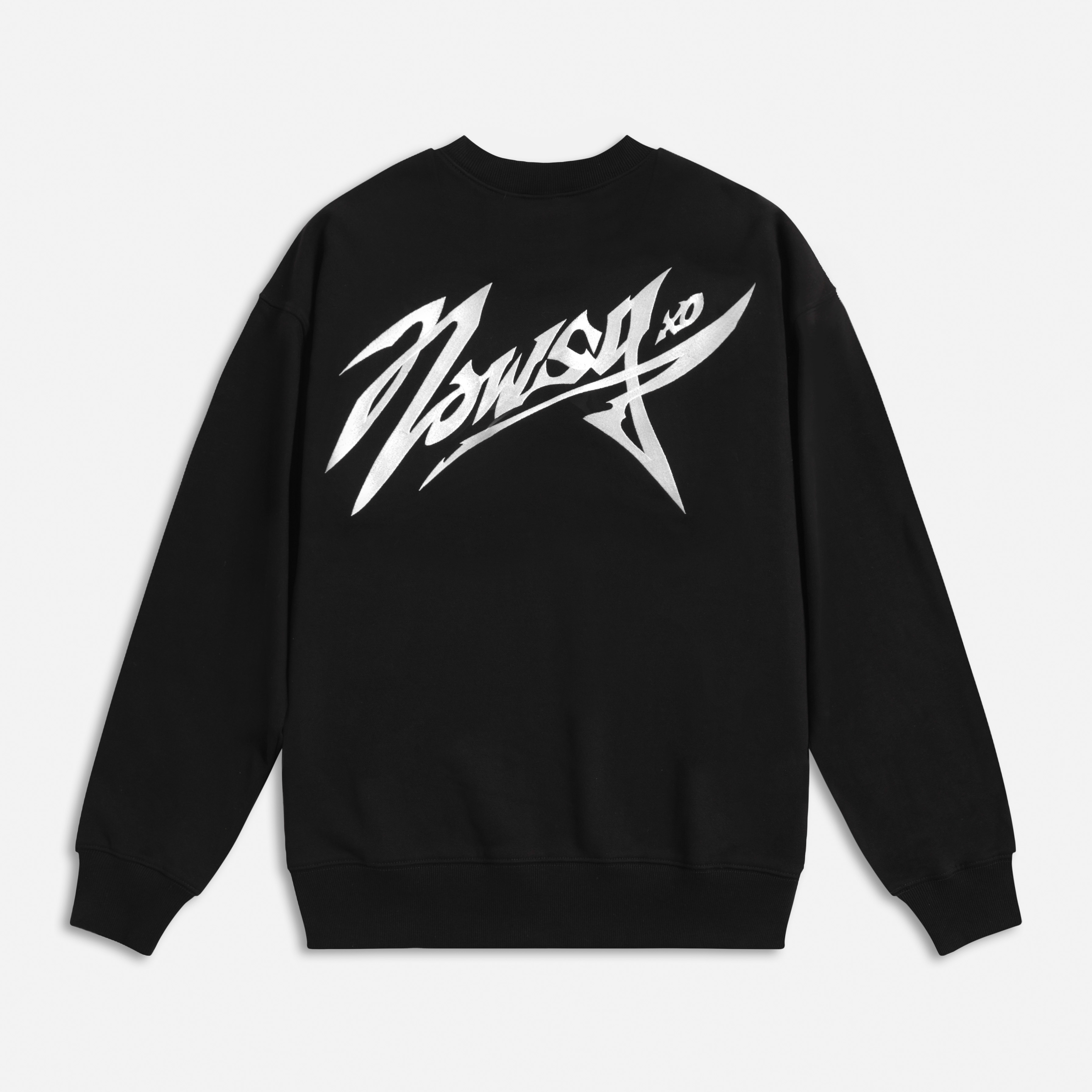 Áo khoác nỉ needs of wisdom nowsg signature sweater - black