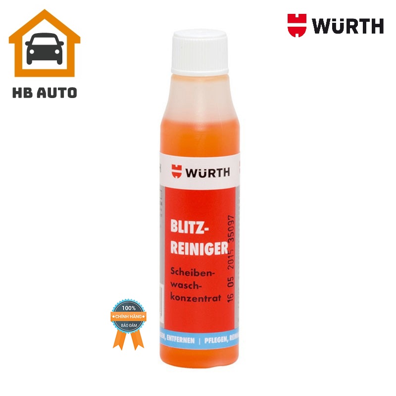 Nước rữa kính ô tô wurth rapid windscreen cleaner 32ml 0892333