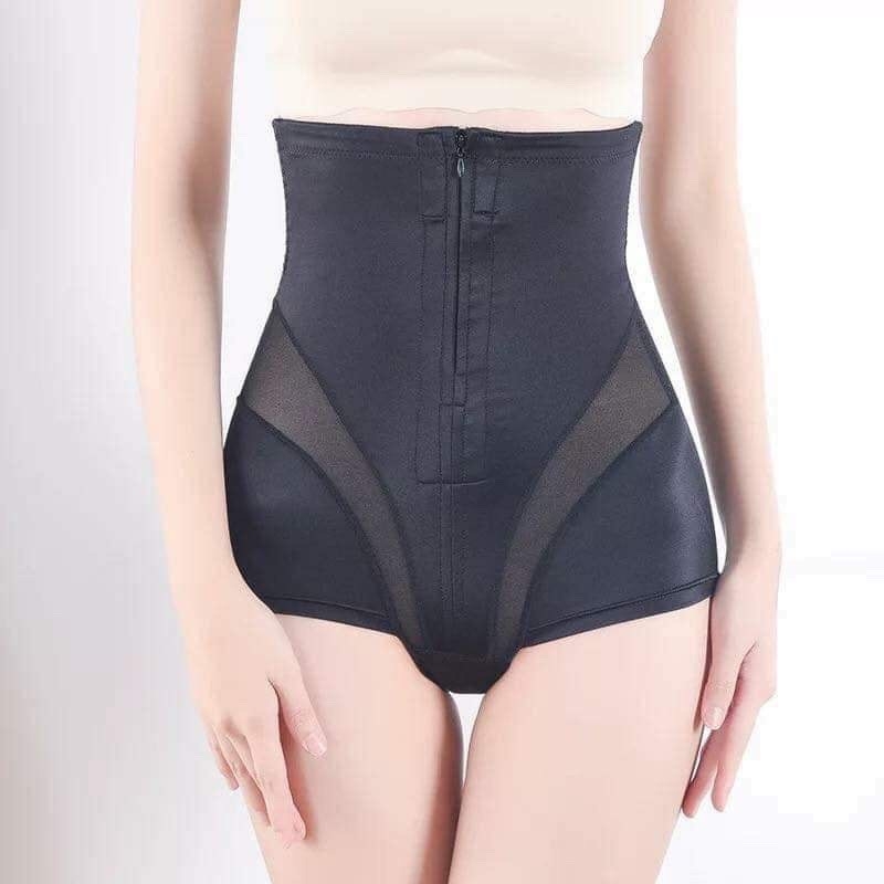 Quần Gen Bụng Định Hình vòng eo - Quần Lót Gen Bụng Su Cạp Cao Có Khóa Kéo - Đồ Lót Định Hình  Su Co Giãn Khóa Kéo gen siêu chặt mẫu mới eo thon gọn dễ chịu