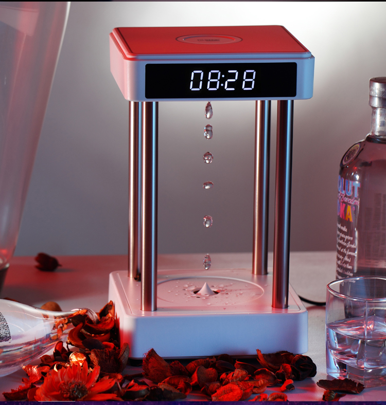 [HCM][Trả góp 0%] { HÀNG HOT }  Đồng Hồ Giọt Nước Không Trọng Lực Cao Cấp - Máy Lọc Không Khí Kèm Đèn Led Công Nghệ Mới Sẽ Tạo Ra Những Giọt Nước Bay Ngược Lên Không Trung Vô Cùng Thích Mắt Tạo Nên Không Khí Trong Lành