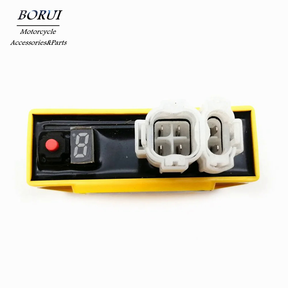 Xe máy hiệu suất bộ phận đánh lửa đốt cháy hệ thống đơn vị kỹ thuật số có thể điều chỉnh DC CDI Racing cho GY6 CG 125 150 250cc Scooter ATV