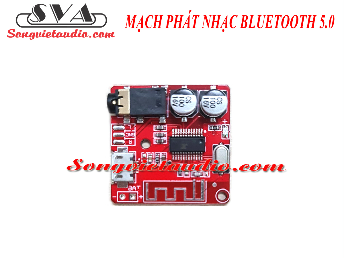 MẠCH PHÁT NHẠC BLUETOOTH 5.0 (ĐỎ) -  HW770 - 1 MẠCH