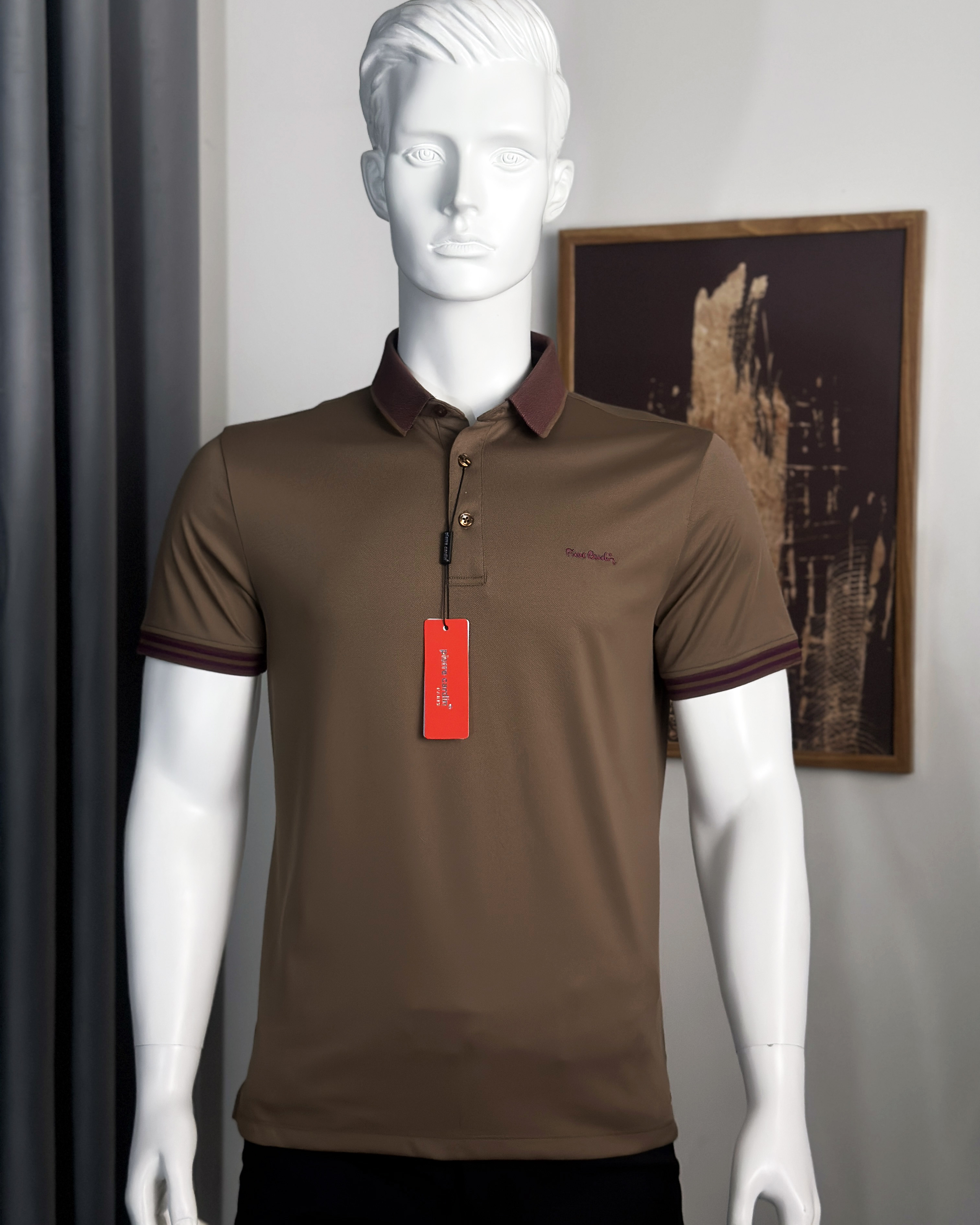 Áo Thun Polo, Áo Thun Nam Pierre Cardin Chính Hãng Vải Cotton Co Giãn Mẫu Mới 2024